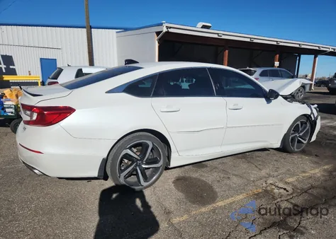 2022 Honda Accord Sport z USA, uszkodzony, nr VIN 1HGCV2F38NA020818